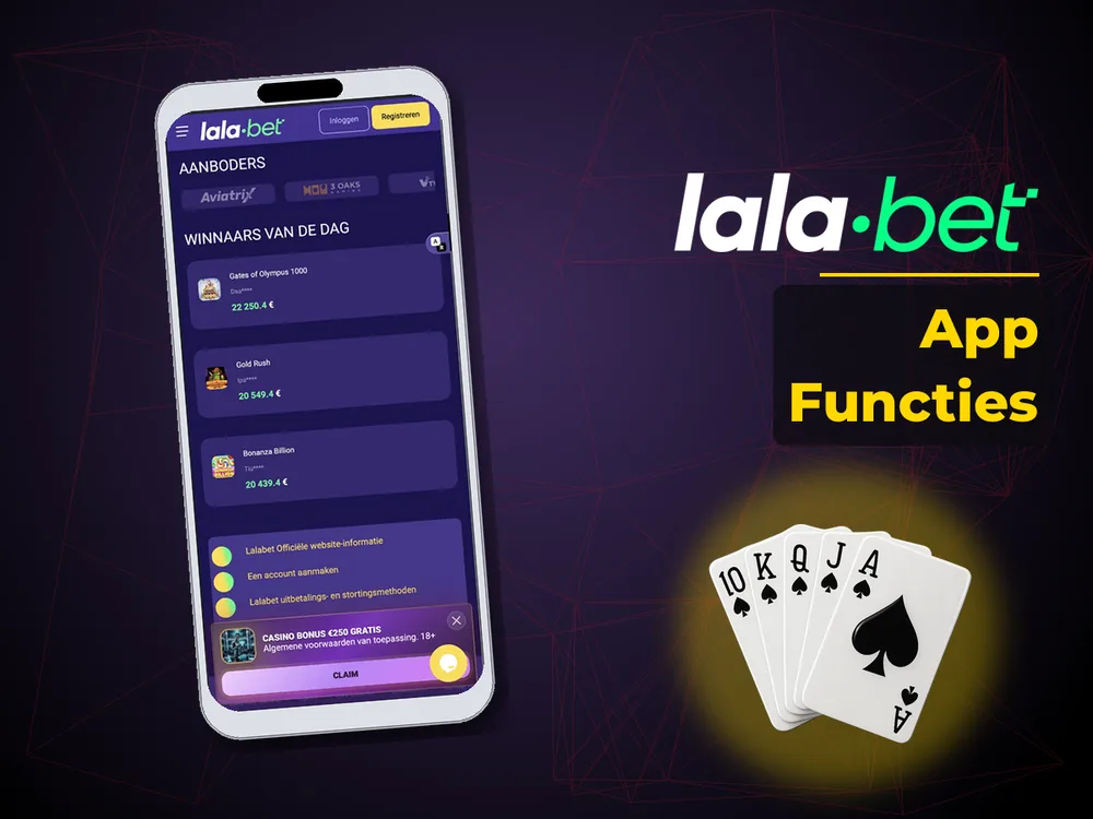 lalabet - App Functies