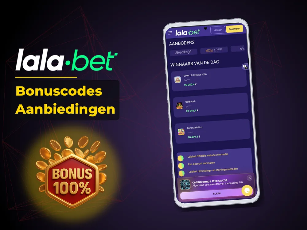 lalabet - Bonuscodes Aanbiedingen
