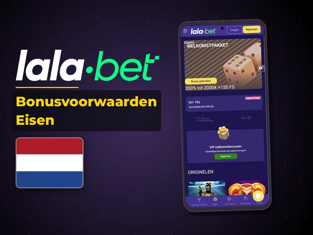 lalabet - Bonusvoorwaarden Eisen