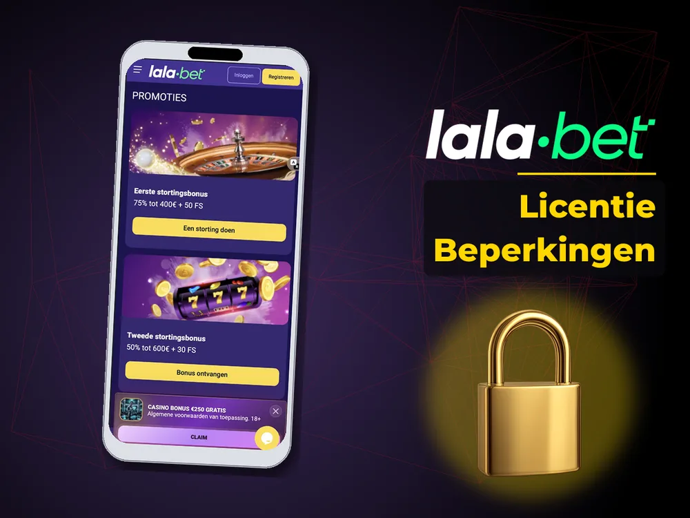lalabet - Licentie Beperkingen