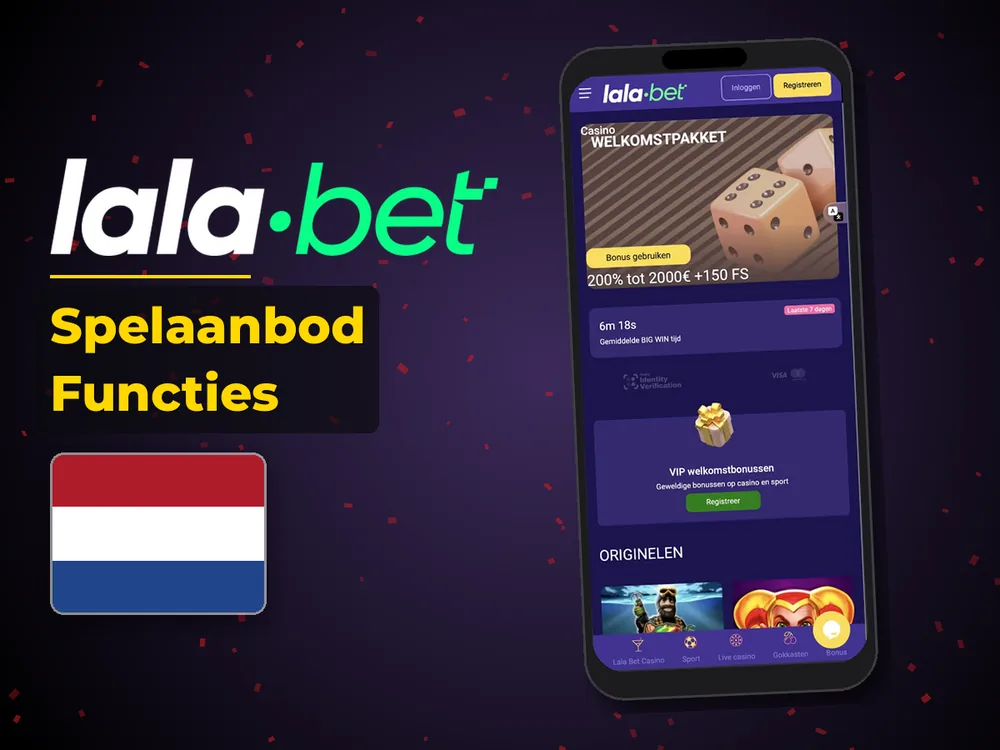 lalabet - Spelaanbod Functies