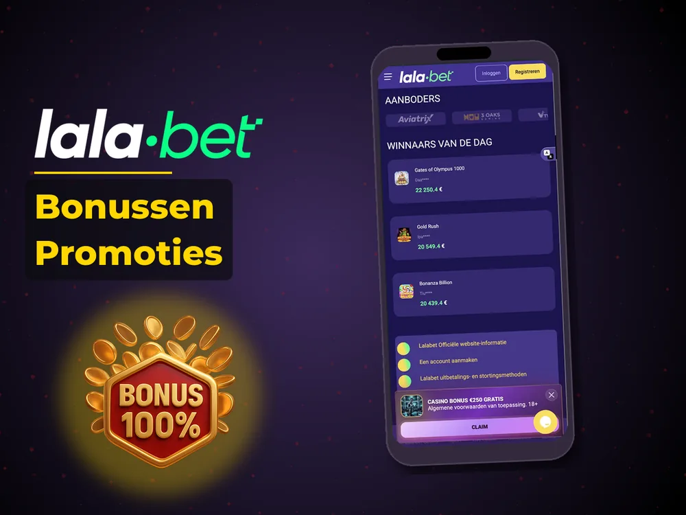lalabet - Bonussen Promoties