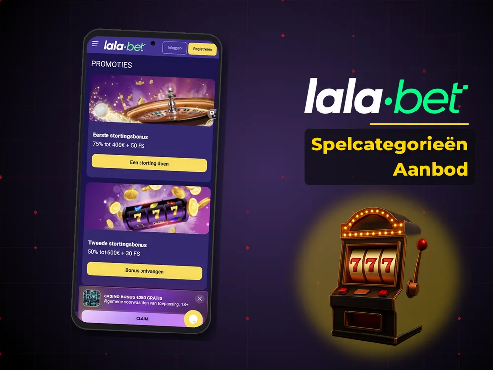 lalabet - Spelcategorieën Aanbod