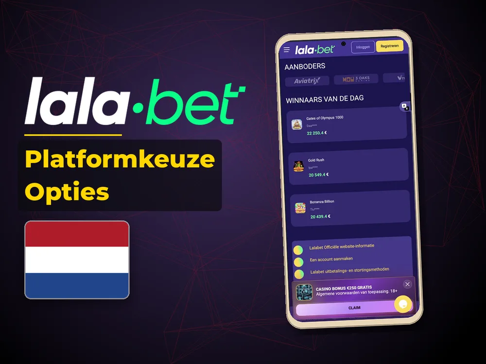 lalabet - Platformkeuze Opties