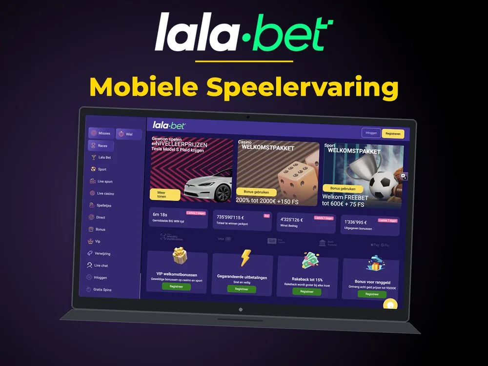 lalabet - Mobiele Speelervaring