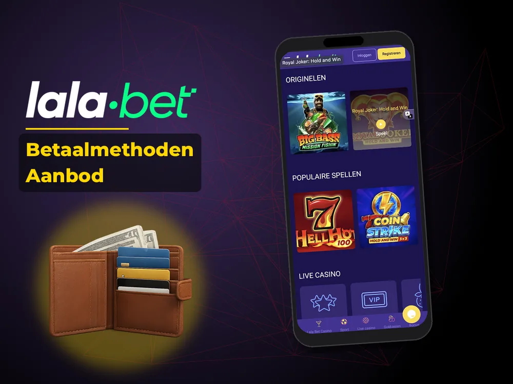 lalabet - Betaalmethoden Aanbod