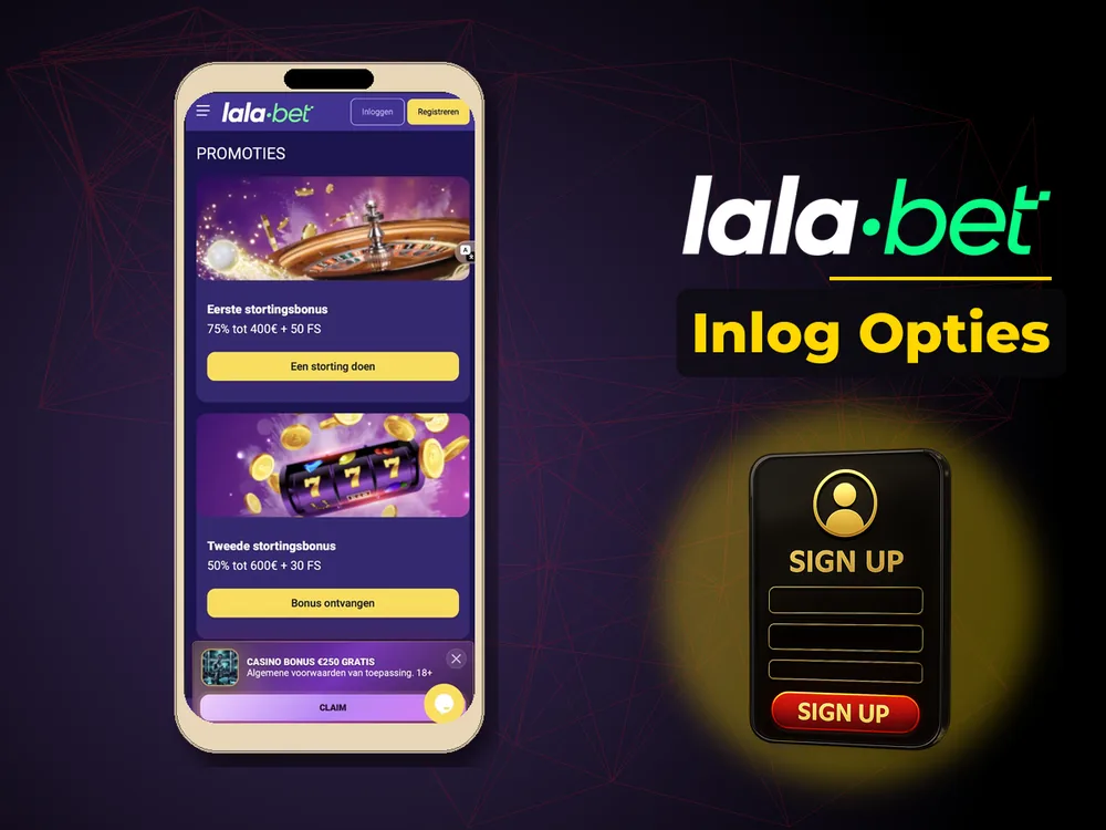 lalabet - Inlog Opties
