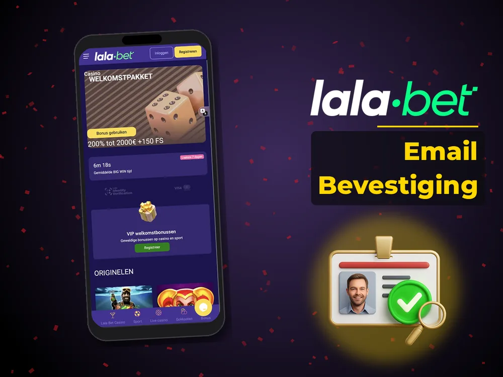 lalabet - Email Bevestiging