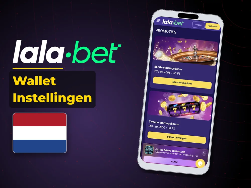 lalabet - Wallet Instellingen