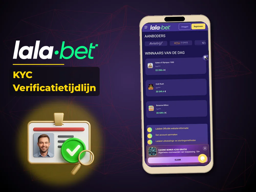 lalabet - KYC Verificatietijdlijn
