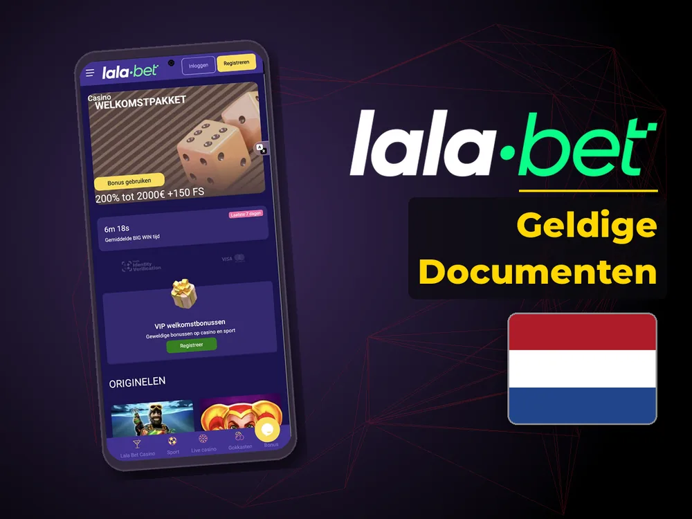 lalabet - Geldige Documenten