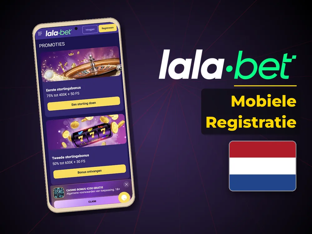 lalabet - Mobiele Registratie