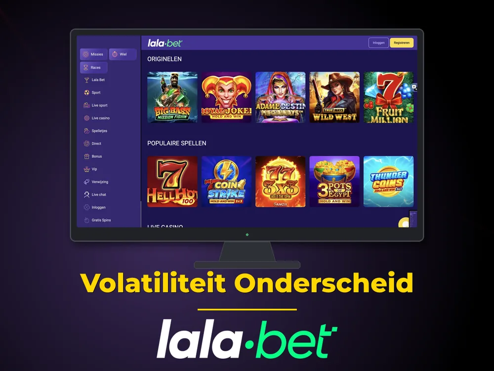 lalabet - Volatiliteit Onderscheid